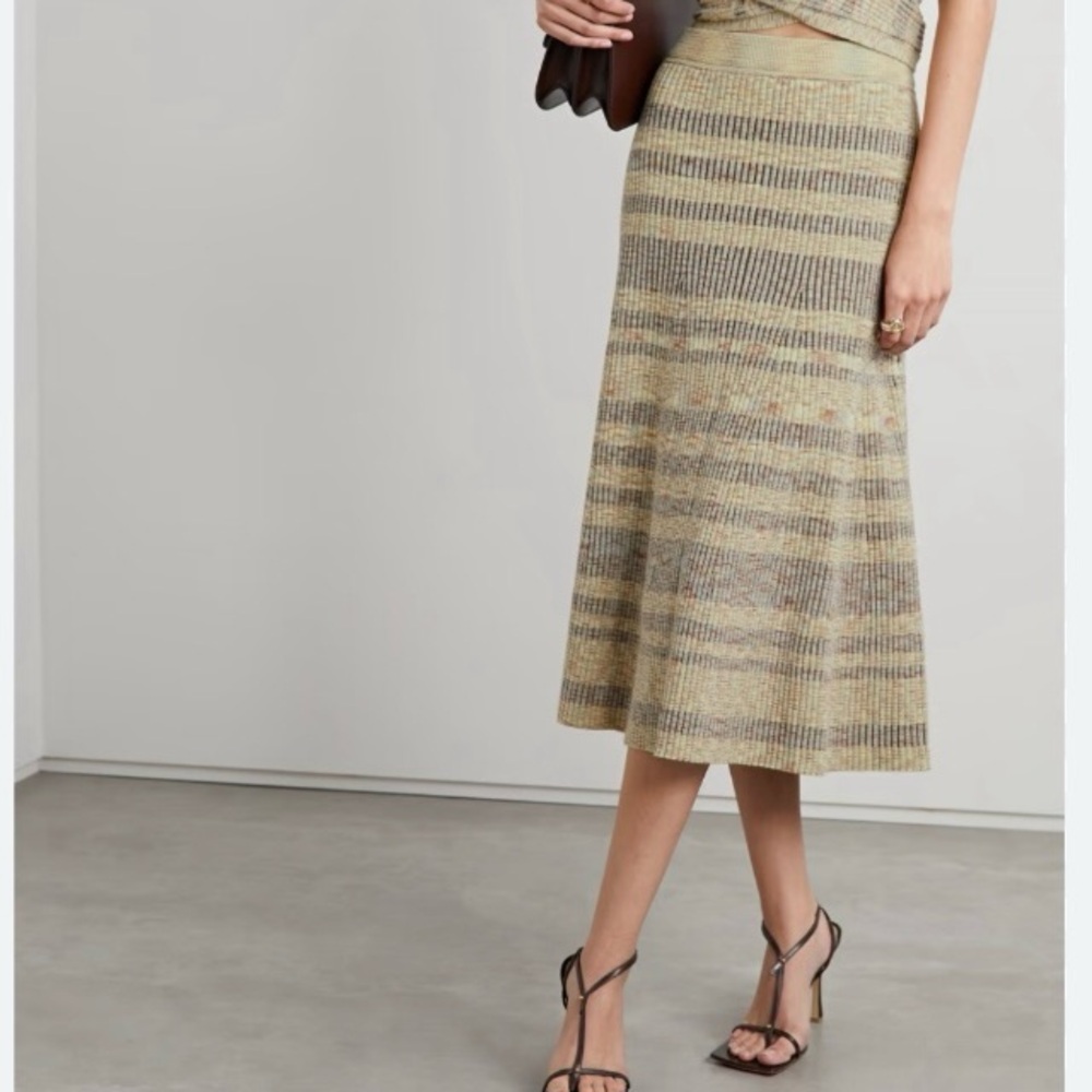 NEW NWT Jonathan Simkhai SIMONA SPACE DYE MIDI SKIRT